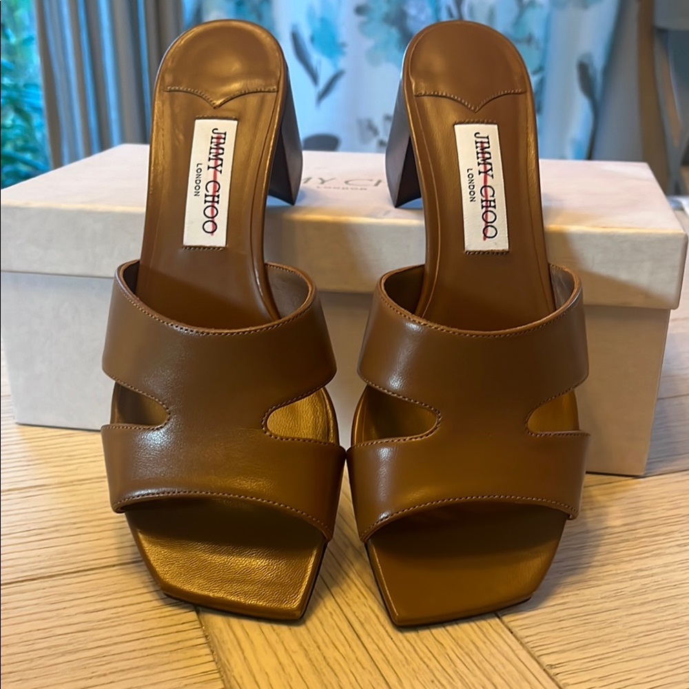 NIB Jimmy Choo Ellison Mule Sandals